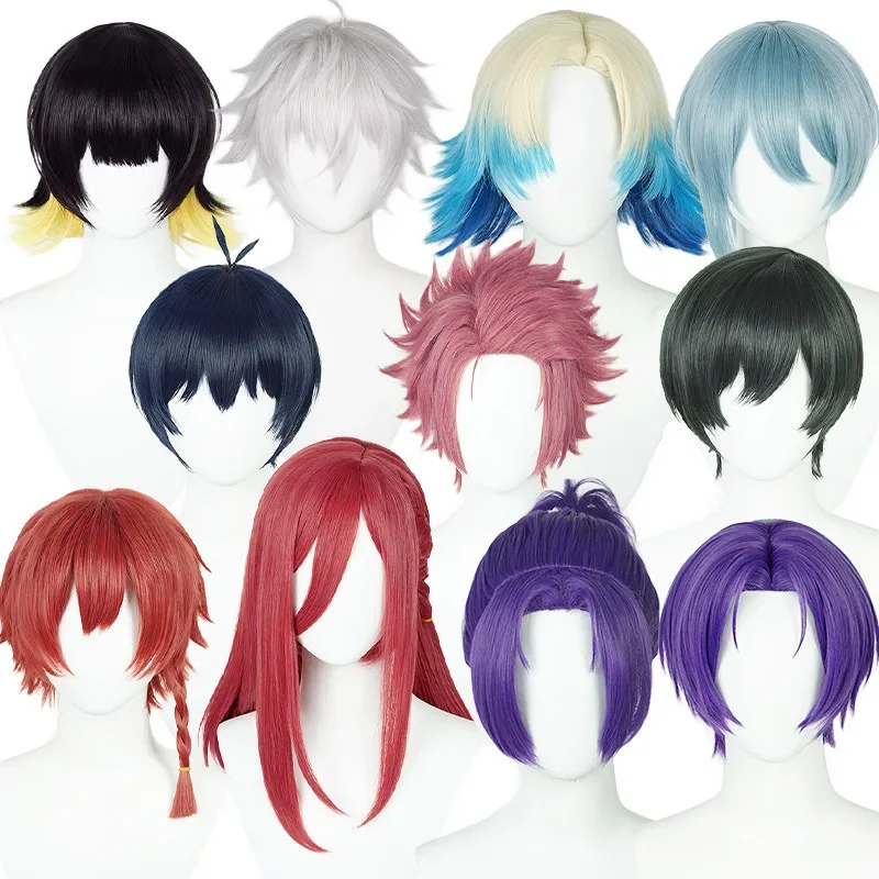 Braiding Hair Kanekalon - Mavi kilit Anime Manga Cosplay peruk