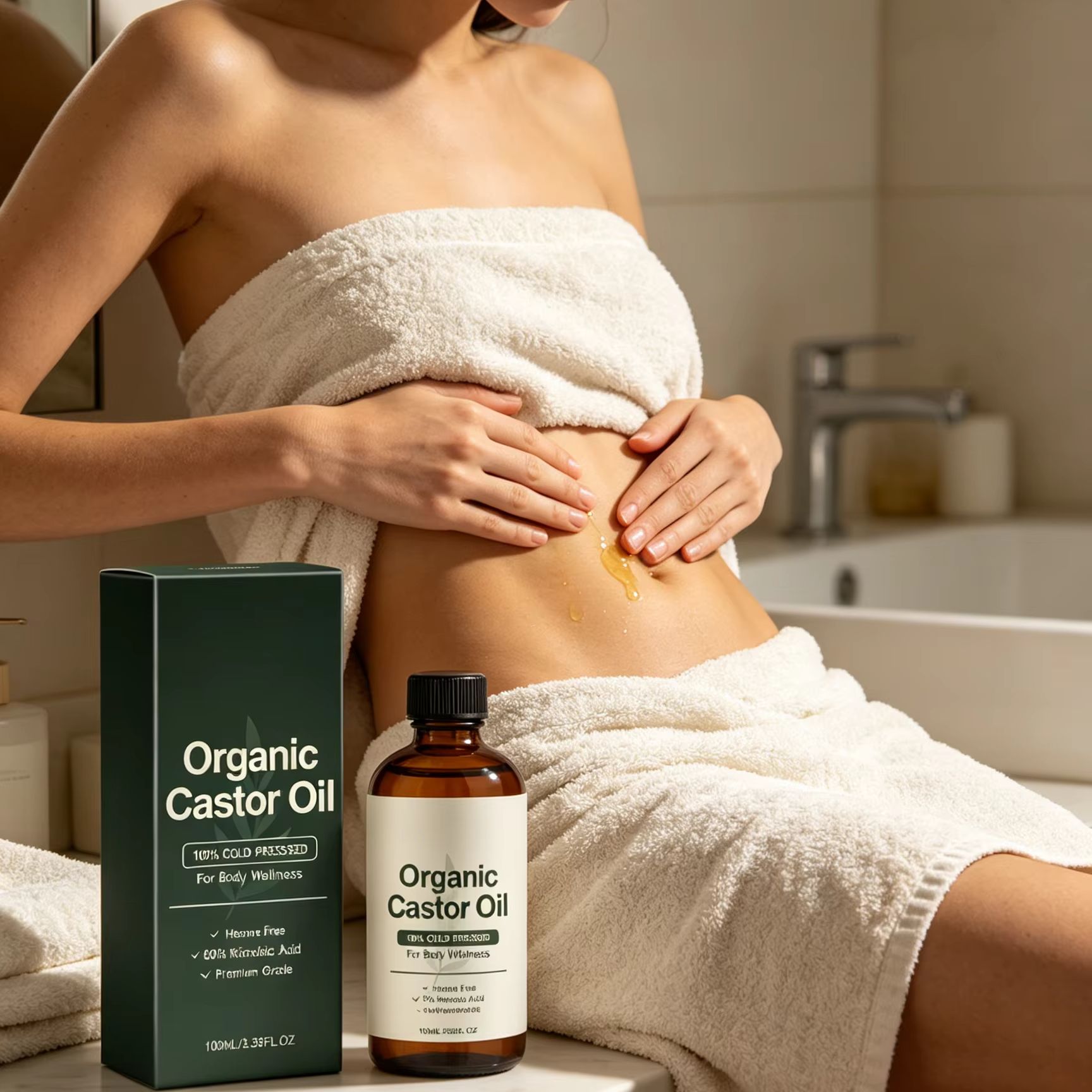 Castor Oil Cold Press - Organik Hint Yağı Soğuk Presleme Derin