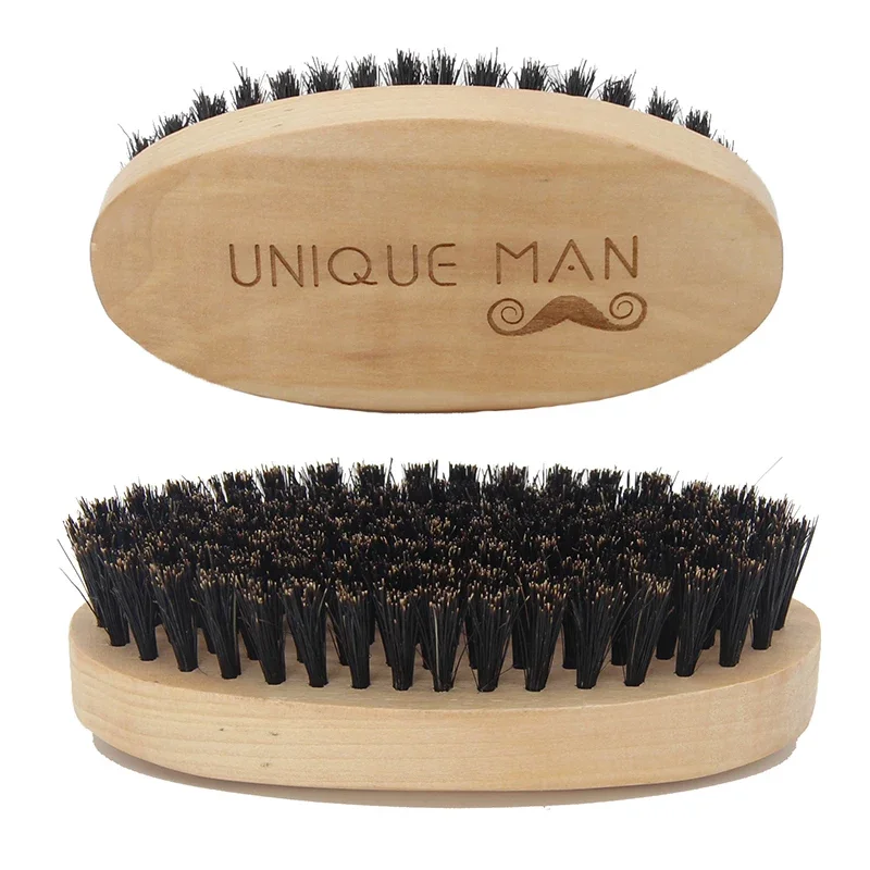 Hair Care For Men - Ahşap Saç Sakal Fırçası Erkekler Için