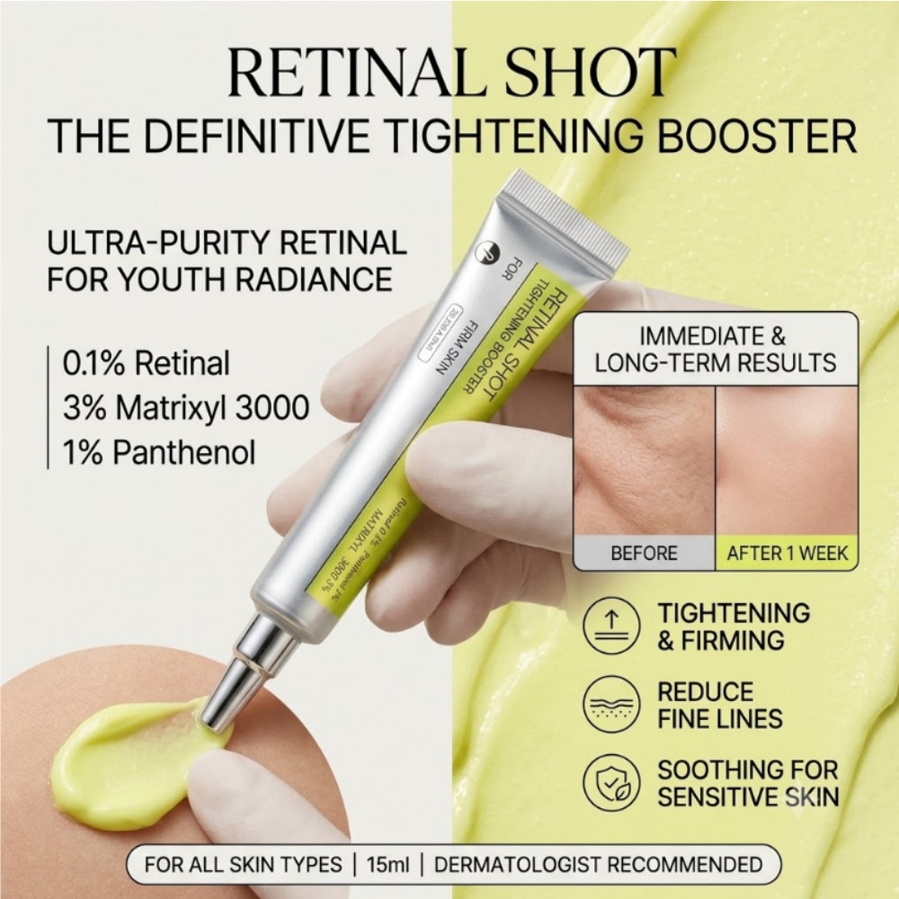 Silk Press Serum - 15ml Retinol Sıkılaştırıcı Serum Yüksek Saflıkta