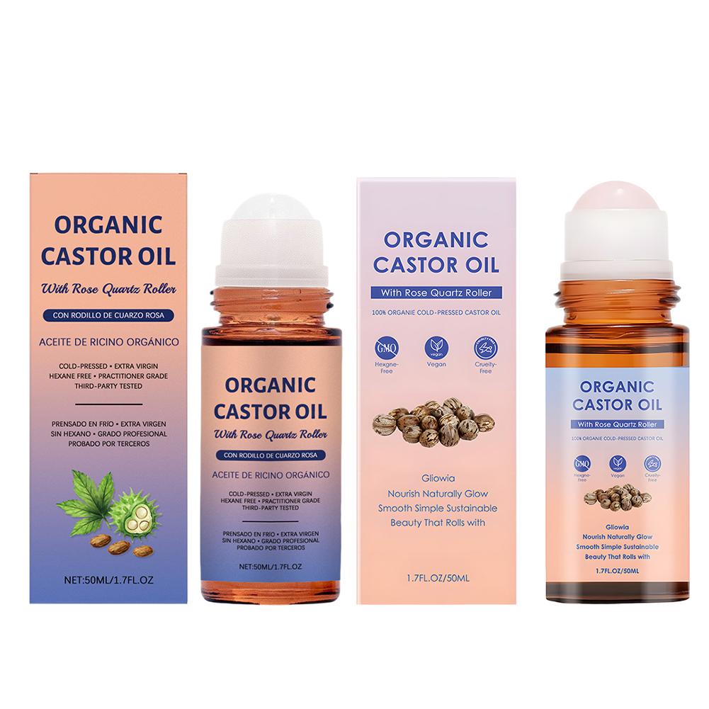 Castor Oil Cold Press - Roll-On Organik Soğuk Preslenmiş Hint Yağı,