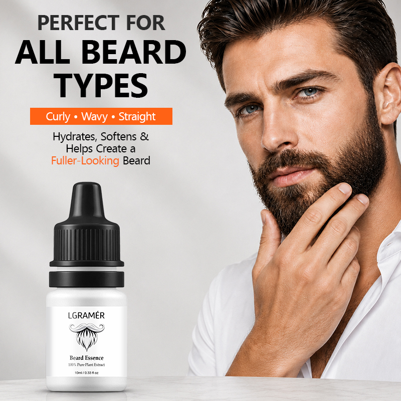 Hair Care For Men - Erkekler için Sakal Uzatma Serumu Yüzdeki