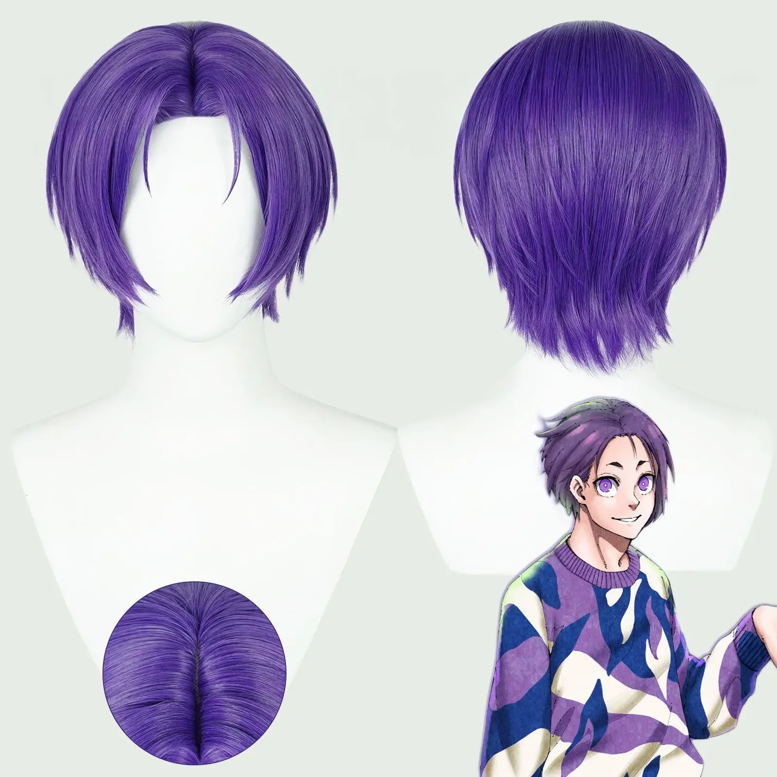Mavi kilit Anime Manga Cosplay - Braiding Hair Kanekalon incelemesi ve fiyatı
