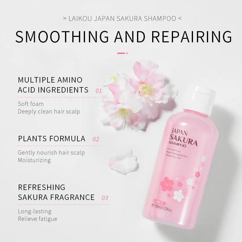 LAIKOU japonya Sakura şampuan  - Hair Care Dandruff incelemesi ve fiyatı