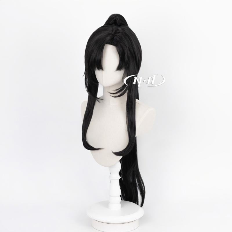 ND Wei Wuxian Cosplay Peruk Po - Braiding Hair Kanekalon incelemesi ve fiyatı