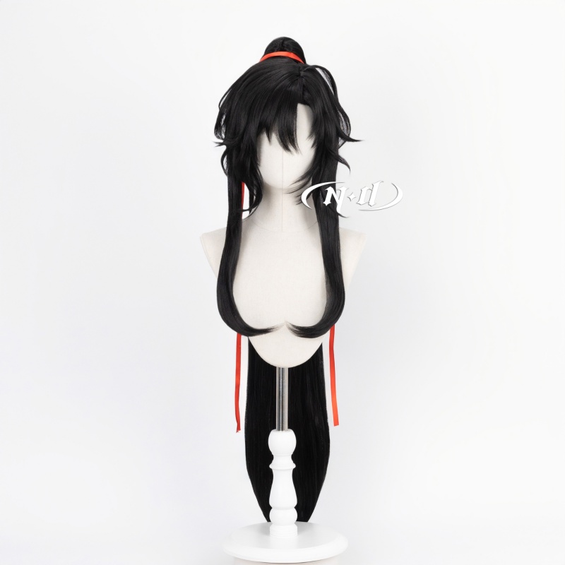 ND Wei Wuxian Cosplay Peruk Po - Braiding Hair Kanekalon incelemesi ve fiyatı