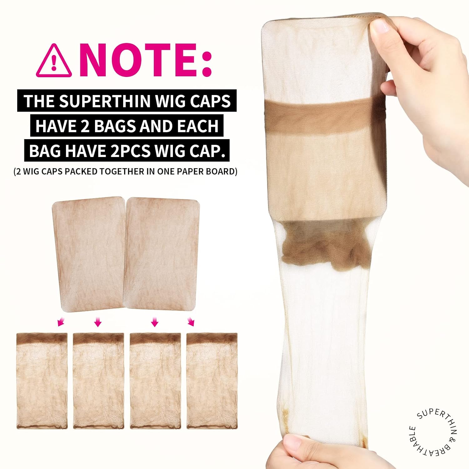 1/3'lü Paket Havalandırmalı Na - Wig Cap Stocking incelemesi ve fiyatı