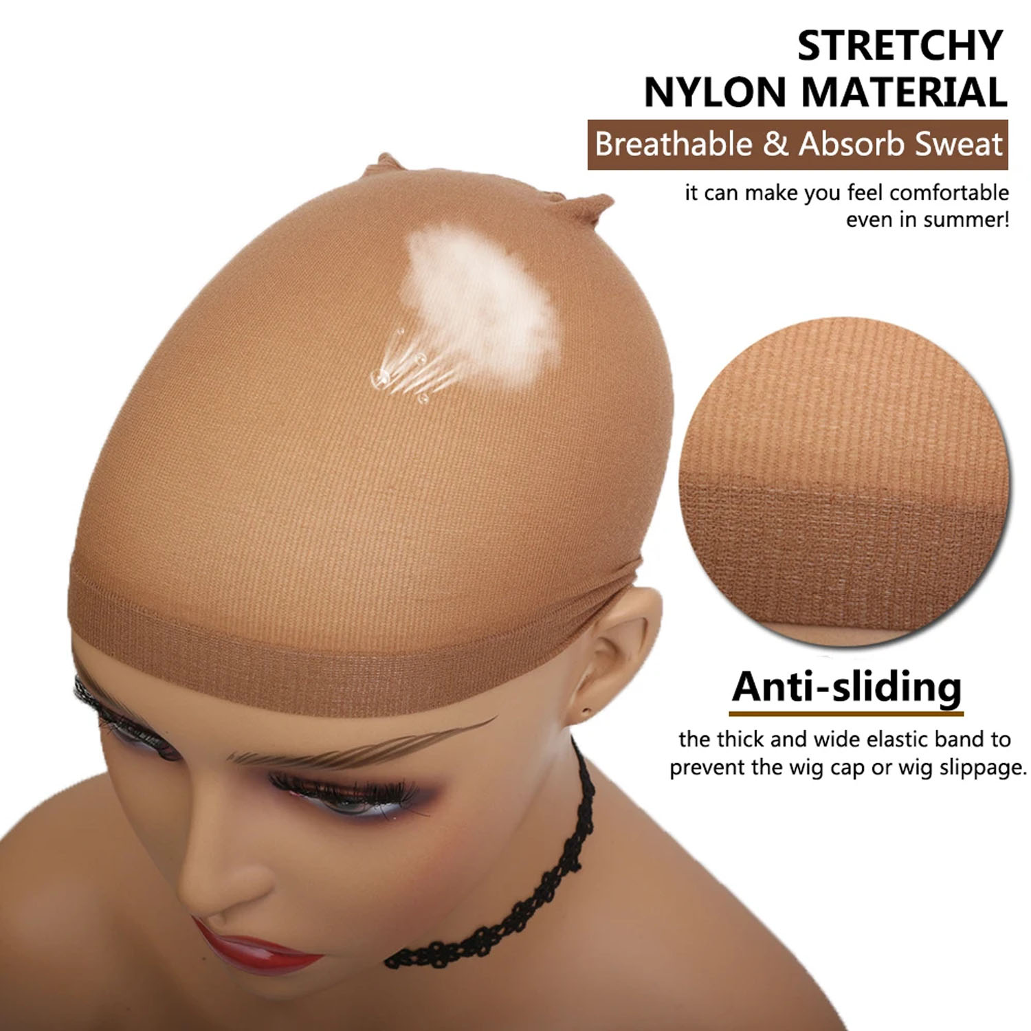 20/30 adet ucuz saç yeni çorap - Wig Cap Stocking incelemesi ve fiyatı