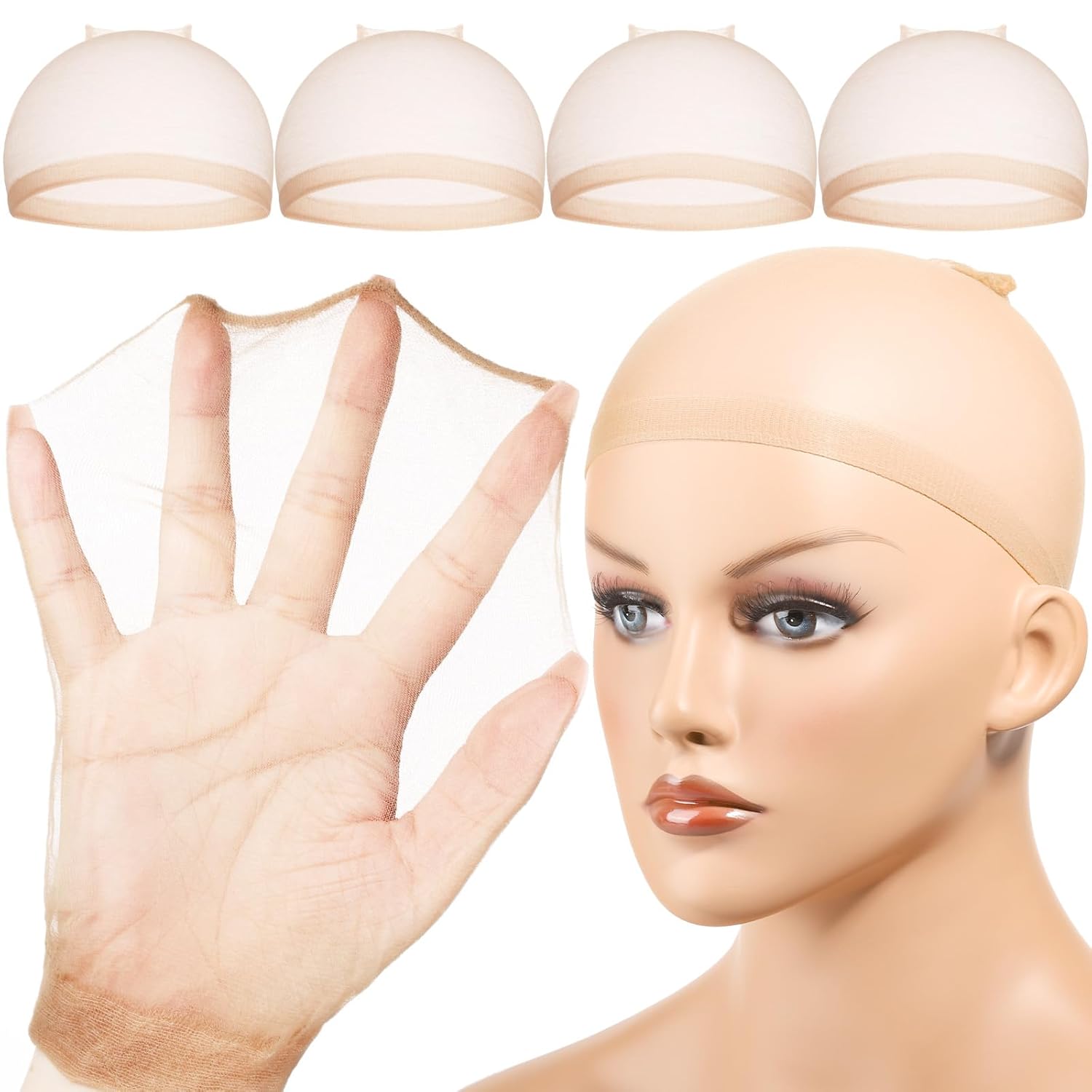 4/12 adet Havalandırmalı Naylo - Wig Cap Stocking incelemesi ve fiyatı