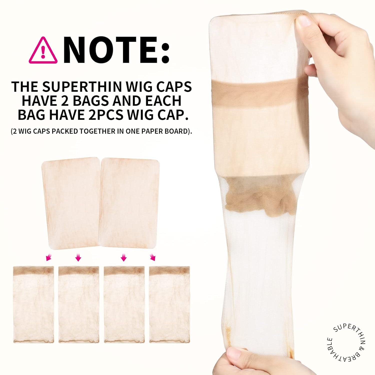 4/12 adet Havalandırmalı Naylo - Wig Cap Stocking incelemesi ve fiyatı