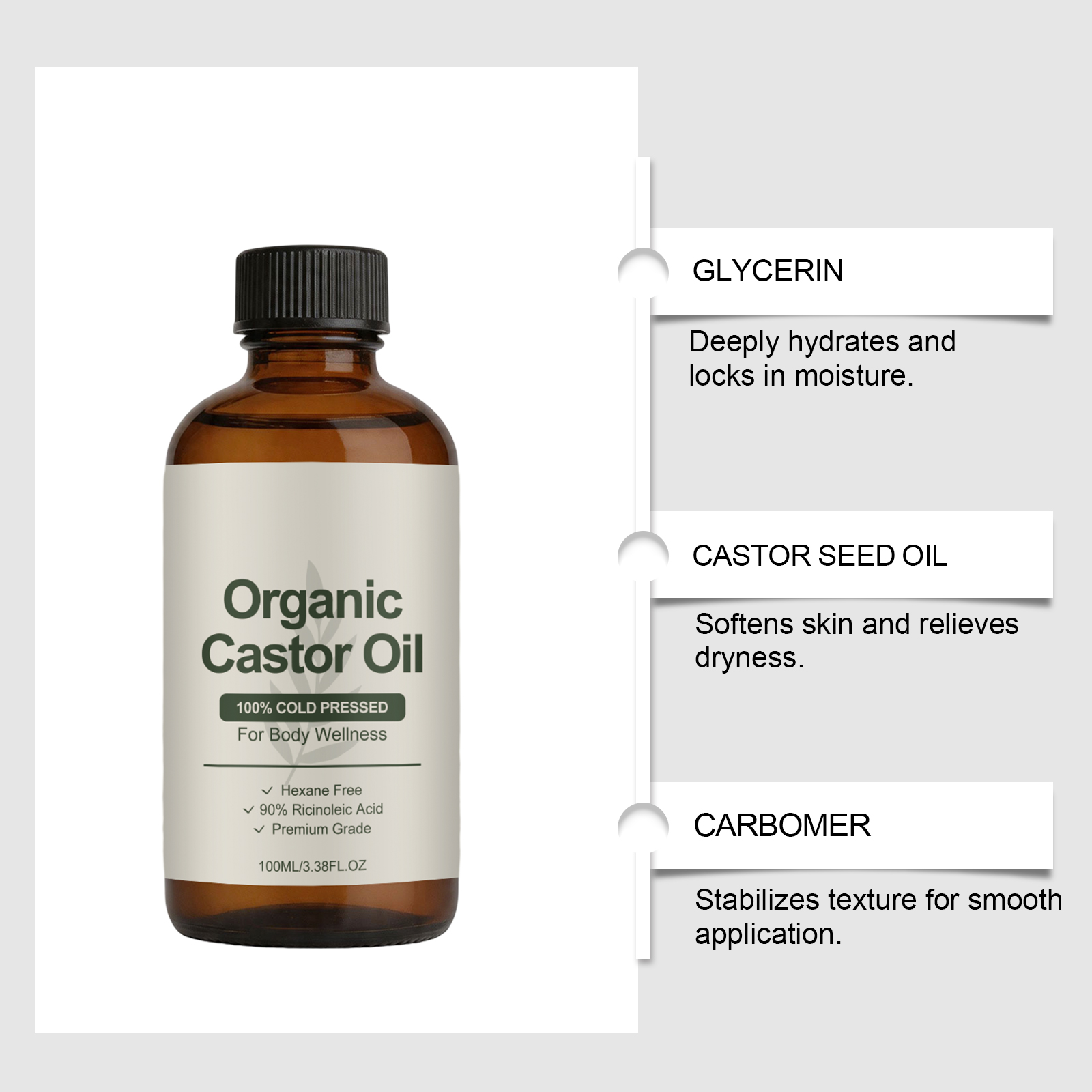 Organik Hint Yağı Soğuk Presle - Castor Oil Cold Press incelemesi ve fiyatı