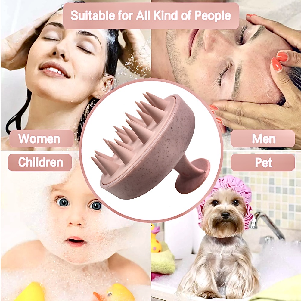 Buğday samanı silikon kafa yık - Hair Care Dandruff incelemesi ve fiyatı
