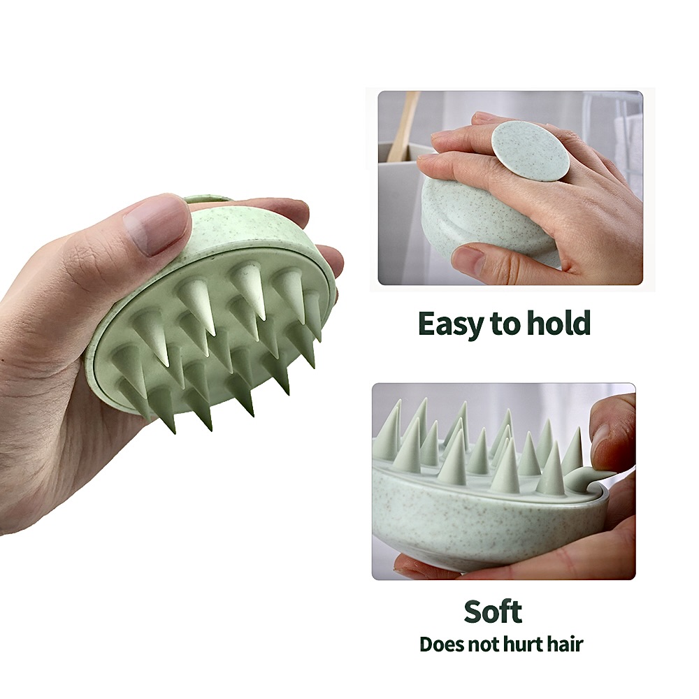 Buğday samanı silikon kafa yık - Hair Care Dandruff incelemesi ve fiyatı