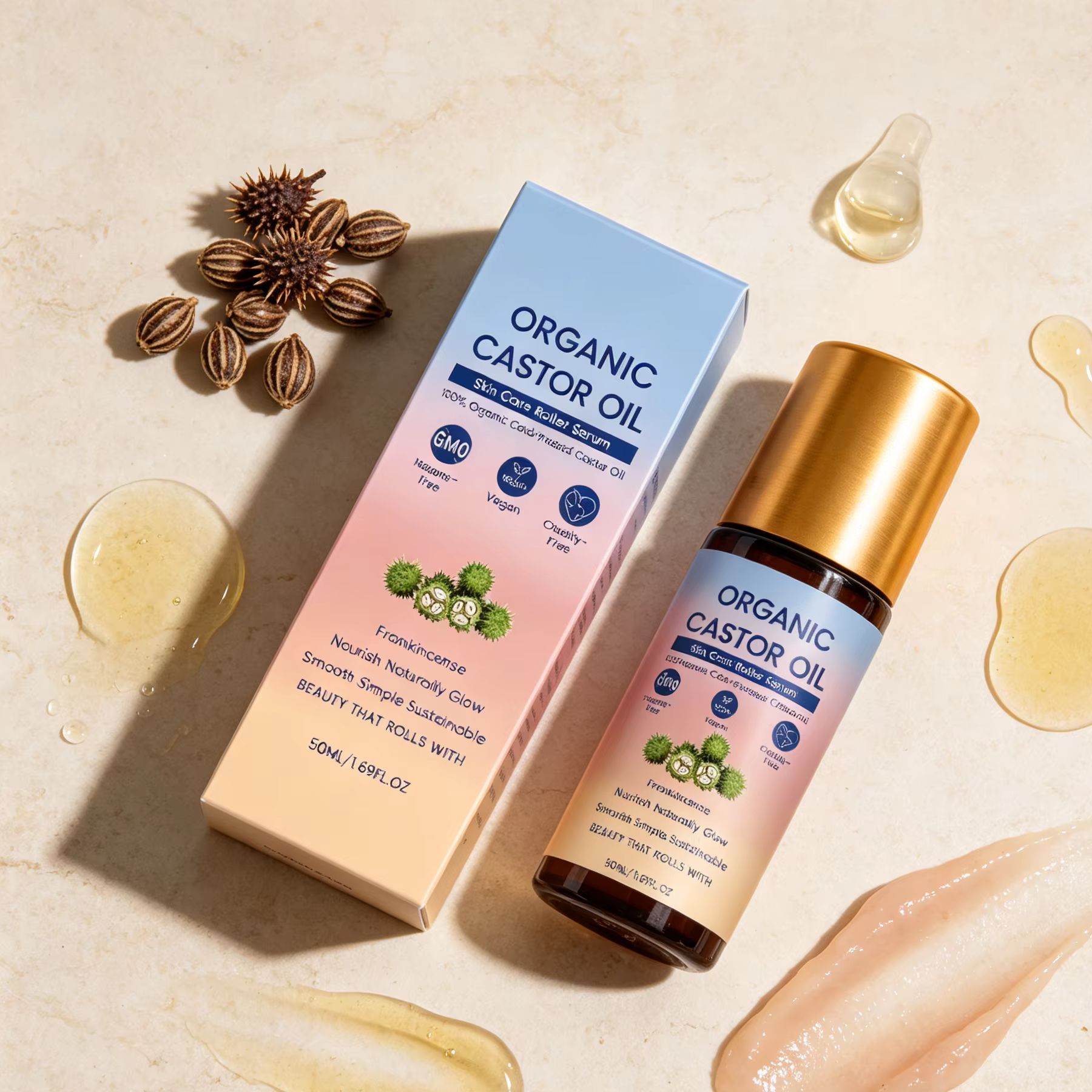 Organik Hint Yağı Roll-On Soğu - Castor Oil Cold Press incelemesi ve fiyatı