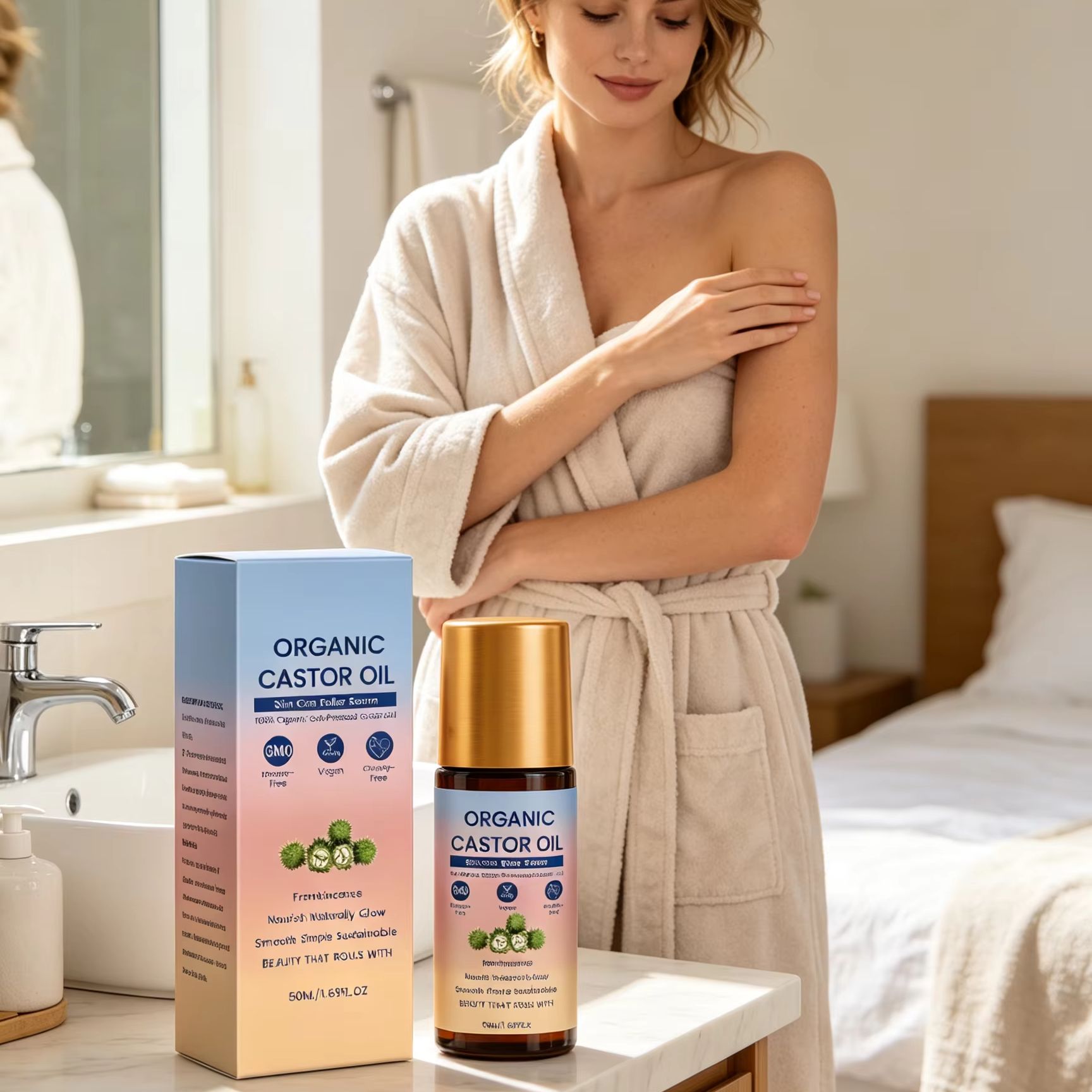Organik Hint Yağı Roll-On Soğu - Castor Oil Cold Press incelemesi ve fiyatı